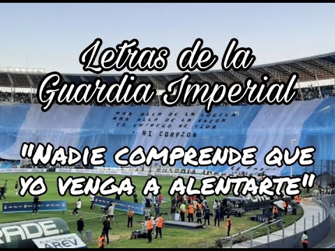 Racing - Nadie comprende que yo venga a alentarte (LETRA)