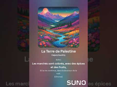 La Terre de Palestine.