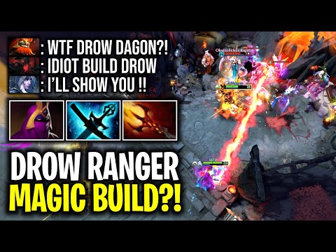 DROW RANGER MAGIC BUILD ?! Veil + Dagon LVL 5 Drow Ranger Does it Work? Dota 2
