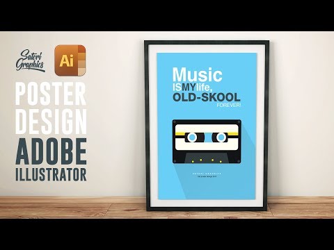 Stylish POSTER DESIGN Tutorial 2019