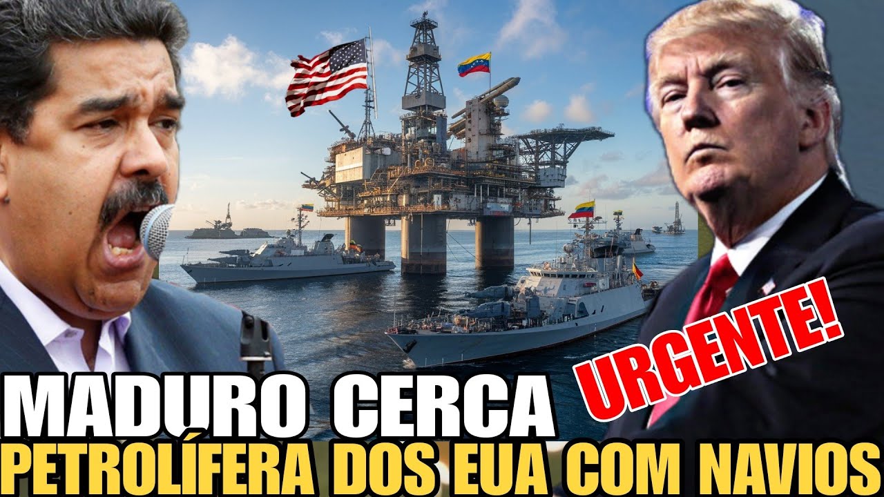 URGENTE! NAVIOS ARMADOS DA VENEZUELA CERCA PETROLÍFERA DOS EUA NA GUIANA! TRUMP ENVIARÁ 4ªFROTA!?