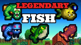Catching All of The legendary Fish In Stardew Valley