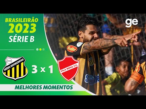 Gols e lances de Novorizontino x Vila Nova-GO