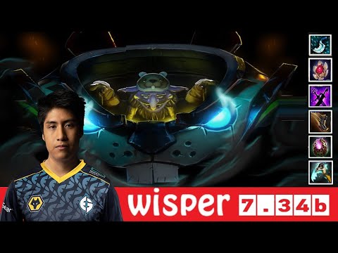 [DOTA 2] EG.Wisper the TIMBERSAW [OFFLANE] [7.34b]