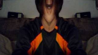 One Eyed person of werid face camera lens affect of death