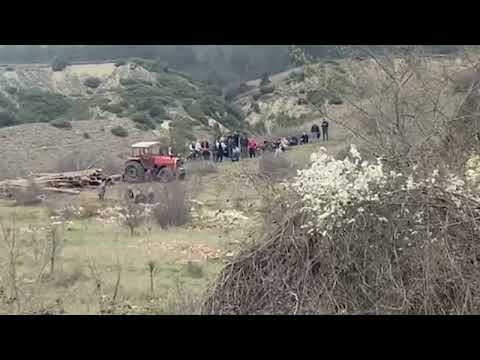 Protestë kundër prerjes së drunjëve ne fshatin Svillare | Klan Macedonia