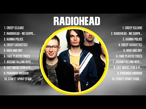 Radiohead Greatest Hits 2024 - Pop Music Mix - Top 10 Hits Of All Time