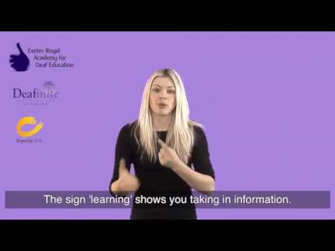 How to Sign I'm Learning in BSL