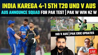 India vs AUS 5th T20I host looking to win 4-1  AUS