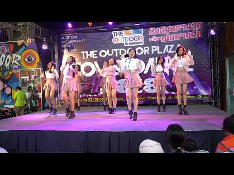 180825 (4K) Piggy cover Twice - Intro & Likey  @ The outdoor plaza cover dance