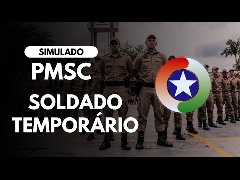Simulado Processo Seletivo PMSC 2026 Soldado Temporário