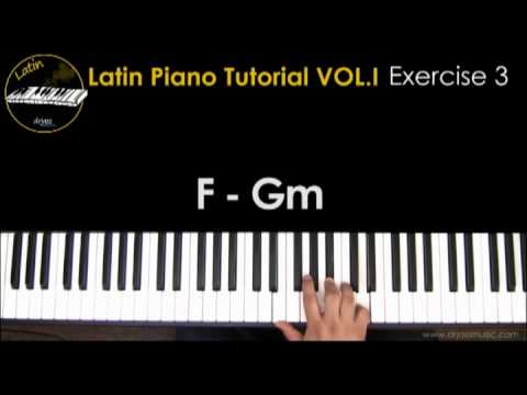DRJASSMUSIC Latin Piano Tutorial Vol.1 - Exercise 3 (English)