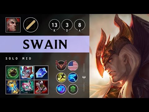 Swain Mid vs Sylas - NA Grandmaster Patch 25.07