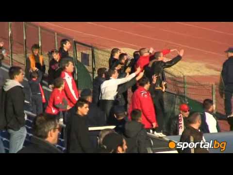 End of the match CSKA - Beroe