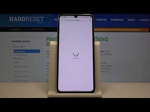 How to Manage App Permission Settings in LG V60 ThinQ - Enter App Permission