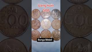 Uang koin 500 melati kecil 🇮🇩 #penggemar #numismatics #coin
