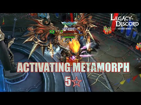 LEGACY OF DISCORD - 1.6 BILLION BR | ACTIVATING METAMORPH 5☆