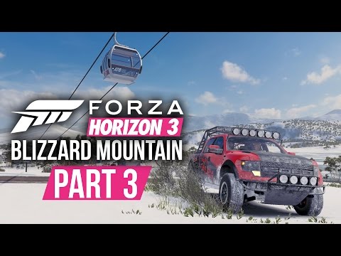 Forza Horizon 3 Blizzard Mountain Gameplay Walkthrough Part 3 - 1500HP IN THE SNOW & NEW BARN FIND