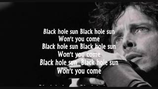 Chris Cornell - Black Hole Sun - Acoustic - Scroll Lyrics &quot;22&quot;