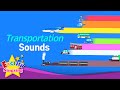 Transportation Sounds Vehicle Kids Vocabulary Learn English For Kids Educational Video