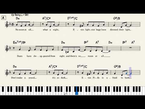 No Moon At All  [lead sheet]