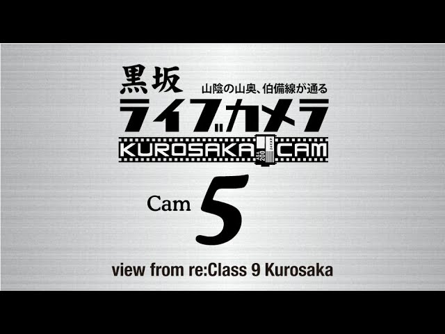 JR伯備線 黒坂の踏切