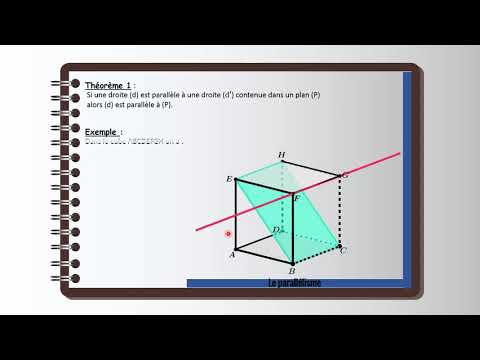 Droite et Plan dans l'espace cours