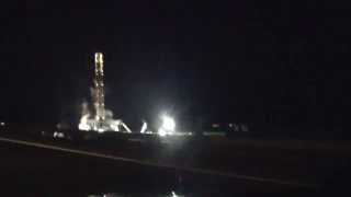 preview picture of video 'View of drill rig from Route 70 near Cambridge Ohio'