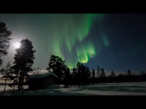 HD AURORA IN FINNISH LAPLAND