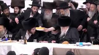 אדמו"ר בלזר משתתף בשבע ברוכוס לנכדו של האדמו"ר גרר - סיון 5781
