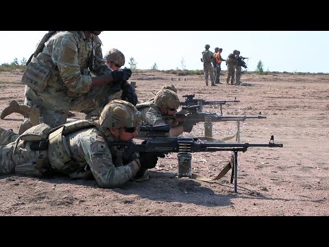 U.S., Finnish Soldiers Combined Training