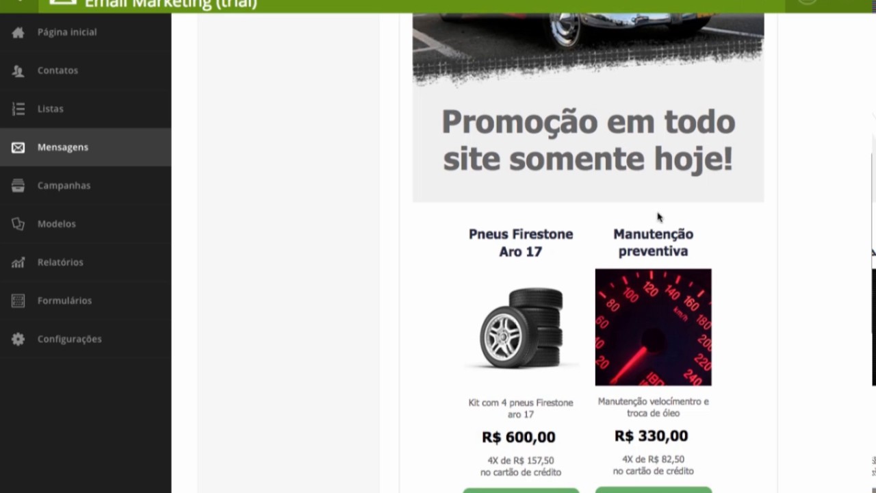 Disparo de email marketing