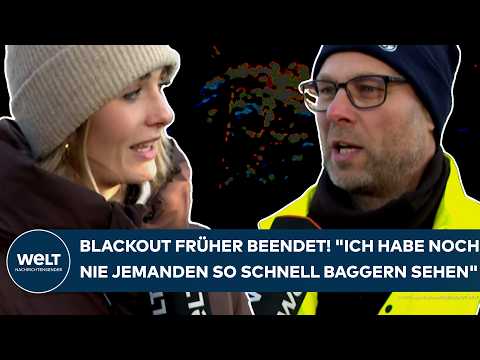 BERLIN: Aufatmen! Blackout früher beendet! "Ich habe noch nie jemanden so schnell baggern sehen!"