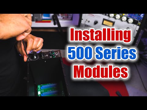 How to Install a 500 Series Module