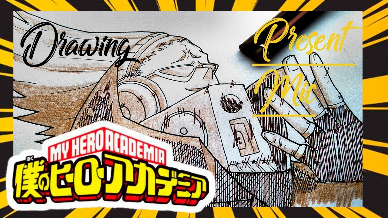 ⚡💥 Drawing PRESENT MIC(HIZASHI YAMADA)💥⚡ | Boku No Hero Academia | My Hero Academia