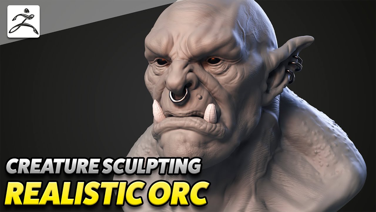 How to Sculpt a Powerfull Warrior Orc - Zbrush Timelapse