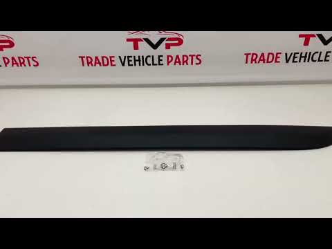 For Toyota Proace 2017- Rear Side Door Moulding Trim Right Black MWB & LWB video