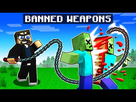 Unleashing BANNED Weapons - Minecraft Madness!