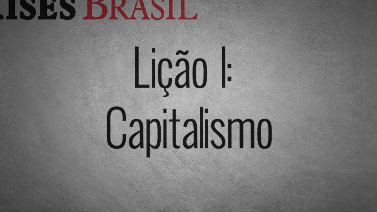 Lição I: Capitalismo