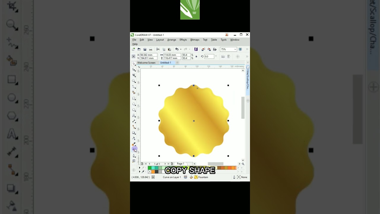 BELAJAR MEMBUAT LABEL LINGKARAN SEDERHANA DI CORELDRAE X7 #belajardesaingrafis #coreldrawtutorial