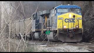 preview picture of video 'New CSX Logo -Old Main Line in Ellicott City'