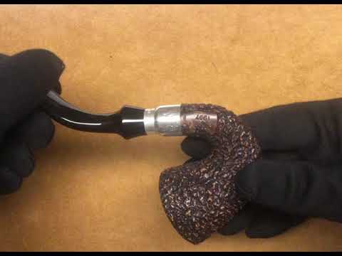 Pipa Brebbia First Calabash Rocciata - Filtro 9mm