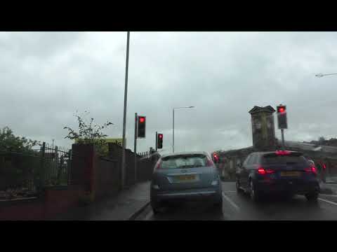Driving On Sansome Street, Lowesmoor & Lowesmoor Place, Worcester, Worcestershire, England