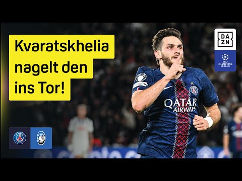 Paris Saint-Germain - Atalanta Bergamo | UEFA Champions League | DAZN Highlights