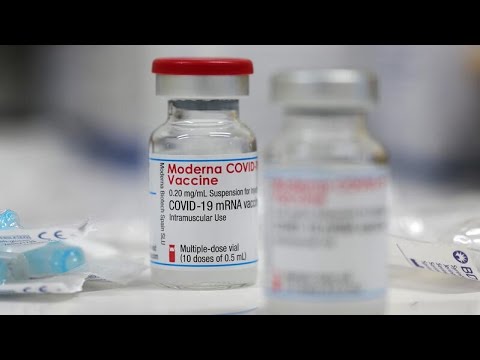Moderna公司稱其疫苗對新變種有效 (Moderna says its vaccine works against new variants)