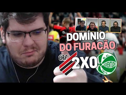 MELHORES MOMENTOS DE ATHLETICO-PR 2X0 JUVENTUDE - LIVE DO CAZÉ | Cortes do Casimito