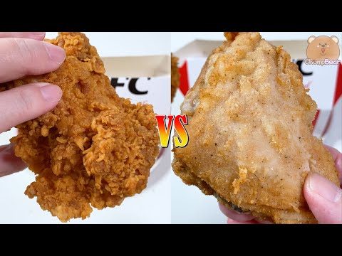 KFC Crispy vs Original - Best Chicken Battle