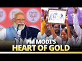 PM Modi S Heartfelt Gesture Brings Smile On Young Girl S Face