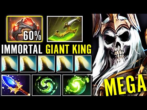 WORLD MOST GIANT KING IS REAL!!! Giant's Ring WK 2x Refresher vs MEGACREEPS WTF Hard Game Dota 2 Pro