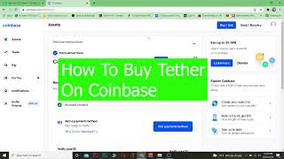 How To Buy Tether on Coinbase | Wallet Tutorial 2021